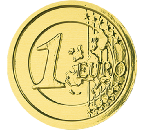 Шоко Монеты 6г*120*(4бл) Евро /МД/