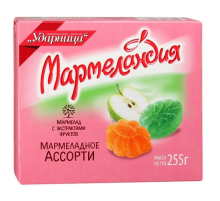 Мармеландия 255г*18 Мармеладное ассорти