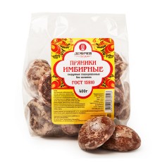 Пряники Имбирные 400г*14 (ИП"Демичев")