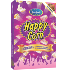 ПопКорн для СВЧ"Happy Corn" карамельный 100г*20