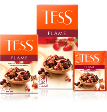 Тесс Чай  25пак.*2гр*(10) Флэйм травяной/гибискус/земляника/роз.перец