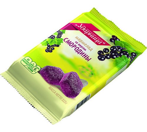 Мармелад"Ударница" 275г*12 Черная смородина