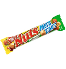 Натс Мега Байт  шоколадный батончик с фундуком 66гр*24
