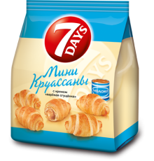 Мини-Круассаны 7-DAYS 265г*10 Варёная сгущёнка
