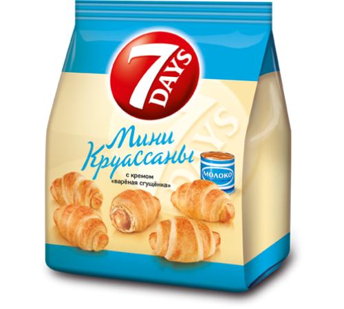 Мини-Круассаны 7-DAYS 265г*10 Варёная сгущёнка