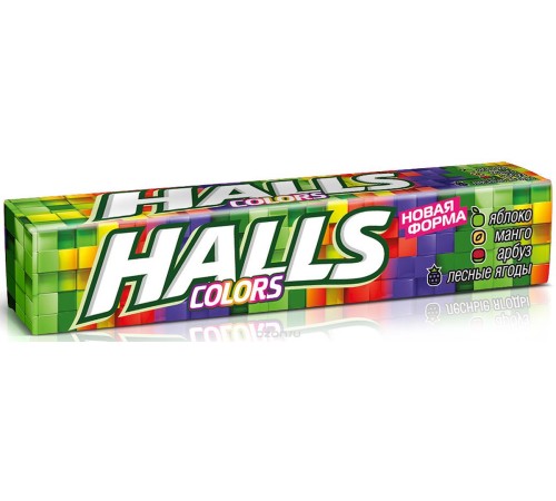 Холлс Колор  25гх12*(30бл) ассорти