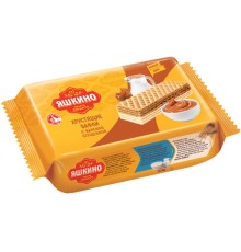 Вафли Яшкино 200г*24 С вар. сгущенкой