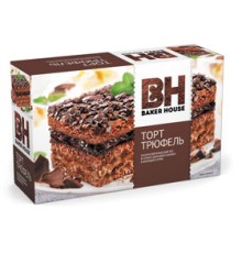 Торт бисквитный Baker House 350г*8 Трюфель