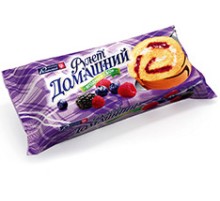 Рулет "Домашний" 150г*15 Ягодный сбор