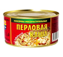 Каша Перловая с говядиной "Барко" 325г*36