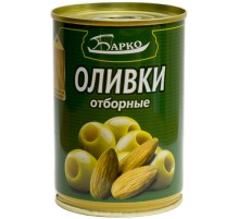 Оливки с миндалем "Барко" 280г/300мл*12