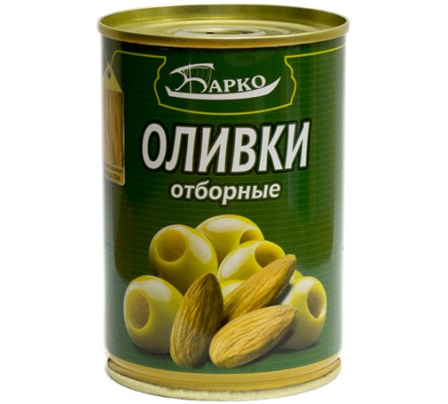 Оливки с миндалем "Барко" 280г/300мл*12