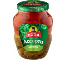 Ассорти Дядя Ваня  680 гр*8 Огурцы+томаты