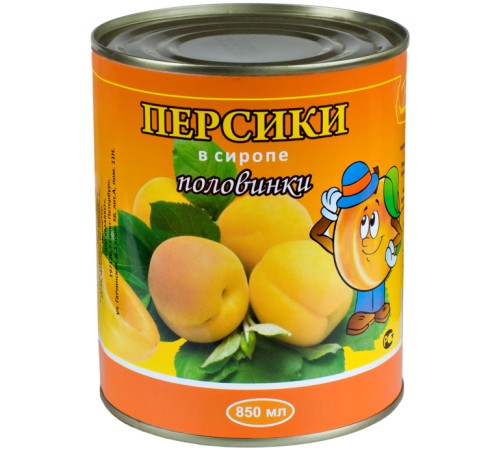 Персики "Барко" 850мл*12