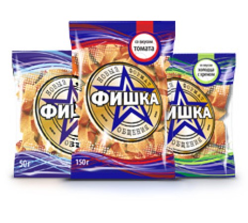 Фишка "Ассорти" 40г*45- сухарики ржаные