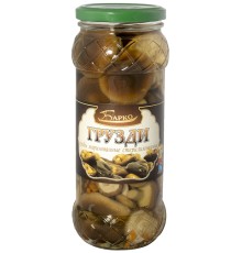 Грибные грузди маринованные"Барко" 580мл*12  ст/банке