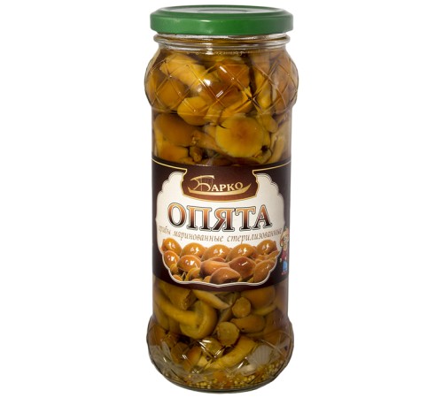 Опята маринованные "Барко" 580мл*12 Стекло