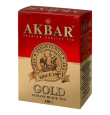 Акбар чай черный  100г*14 Золотой