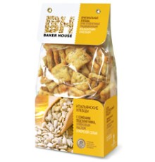 Итальянские хлебцы Baker House с Семенами подсолнечника,олив.маслом и морской солью 250г*7