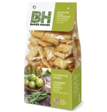 Итальянские хлебцы Baker House с Розмарином,чесноком,олив.маслом и морской солью 250г*7
