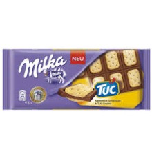 Милка шоколад 87гр*18шт. TUC мини