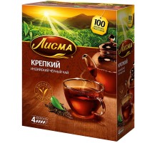 Лисма чай Крепкий 100 пак*2г*(6) Индия