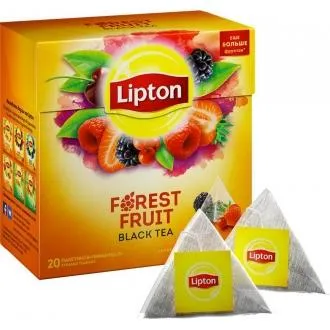 Липтон чай пирамидки 20пак.*1,7г*(12шт) Forest Fruit/Лесные ягоды