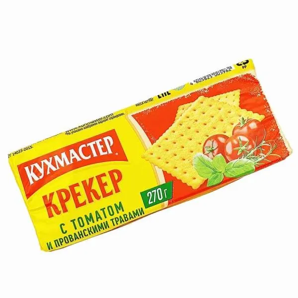 Крекер С Томатом Прованскими Травами Кухмастер 270г*16 Оптом В.