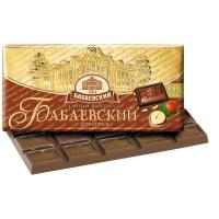 Бабаевский  шоколад 100гх16шт*(4бл) Темный с фундуком