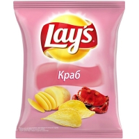 Лейс  150 г*18 чипсы  Краб