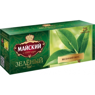 Майский чай 25 пак*2 г*(12) Зеленый