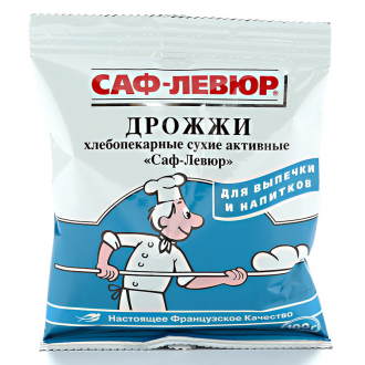 Дрожжи хлебопекарные сухие активные 'Саф-Левюр '100г*80 (Воронеж)