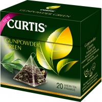Чай 'CURTIS 'пирамидки 20пак.*1,8гр.*12 Gunpowder Green зеленый/китайский