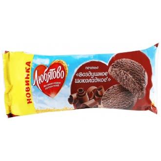 Печенье  'Любятово ' 200г*15  Воздушно-шоколадное сдобное
