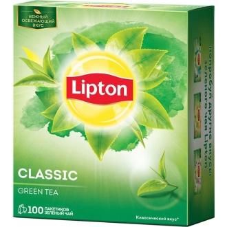 Липтон чай 100 пак*1.7г*(12шт) зеленый C...