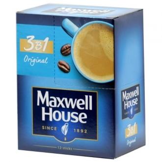 Максвелл Хаус кофе  3в1 1*12*(12бл) пакетики Maxwell House