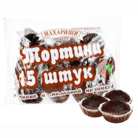 Тортини Кексы 500г*7 с какао и молочной начинкой