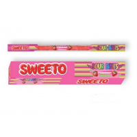 Мармелад SWEETO 'Sour belt 'кислая лента 15г*48*(12бл) Клубника