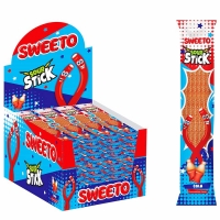 Мармелад SWEETO 'Sour Stick 'кислые палочки 35г*24*(8бл) Кола