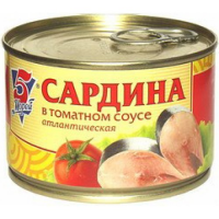 Сардина атлан. в т/с 5 Морей 250гр*24 ключ
