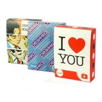 Жевательная резинка  'I love you ' 33г*12*(12бл)