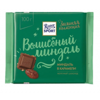 Риттер спорт 100г*12 Какао Крем /Миндаль