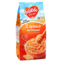 Хлопья кукурузные 'ЛЮБЯТОВО ' 250г*9 Медовые