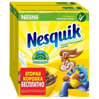 Несквик  ПРОМО (500г.+500г.)*5 Шоколадные шарики