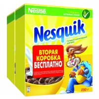 Несквик  ПРОМО (250г.+250г.)*8 Шоколадные шарики