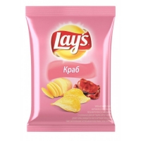 Лейс  50 г*28 чипсы Краб
