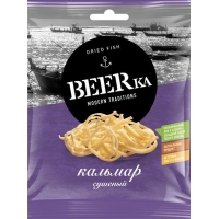 Перуанский кальмар филе соломка BEERka 38гр.*20