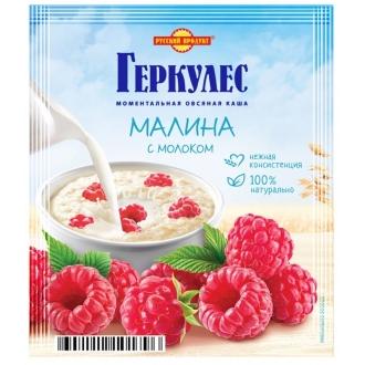Каша овсяная б/п 'Русский Продукт ' 35гр*30 Малина и молоко