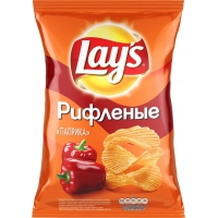 Лейс  90 г*12 чипсы Паприка