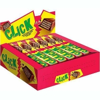 Батончики CLICK шоколад молочный с вафлей 38гр*24*(6бл)